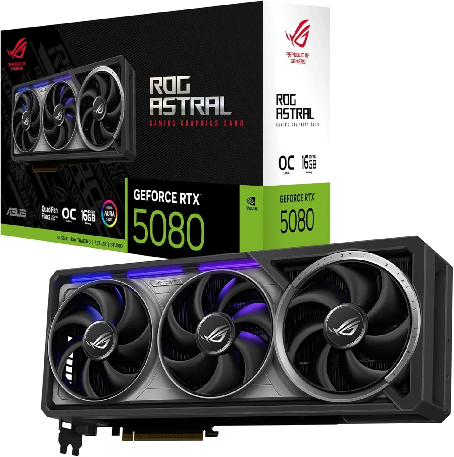 Rtx 5080 16Gb - Видеокарта Astral RTX 5080 OC Edition,