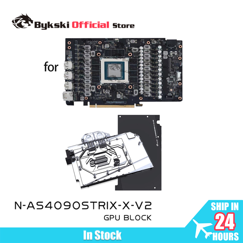 Rtx 4090 Water Block - Блок охлаждения графического процессора Bykski, предназначенный