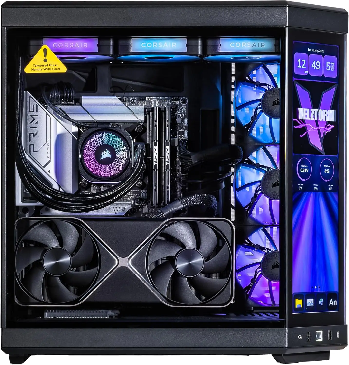 Velztorm LCD Black Praetix – и – обзор и цена Rtx 5080 16Gb