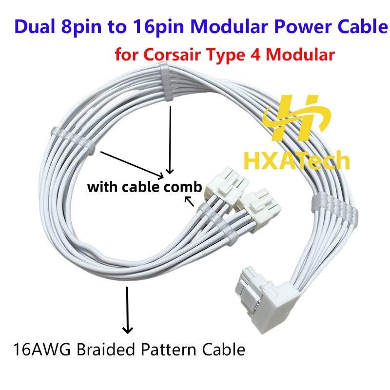 Высококачественный плетеный ка – обзор и цена Dual 8Pin To 16Pin 12Vhpwr Cable