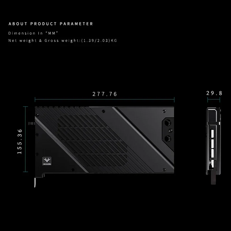 Водяной блок Granzon GPU для в – обзор и цена Rtx 4090 Water Block